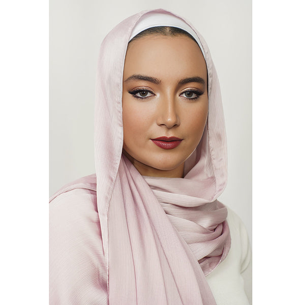 Luxury Crinkle Chiffon Hijab- Lilac