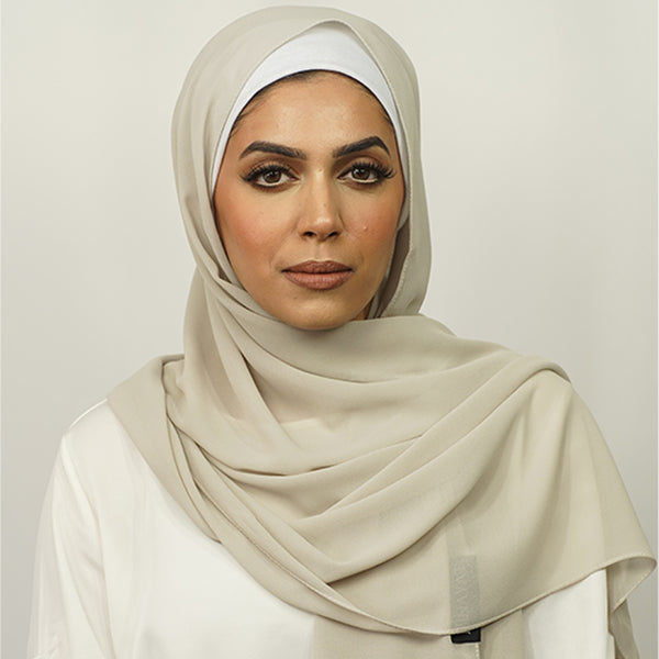 Cement Chiffon Hijab