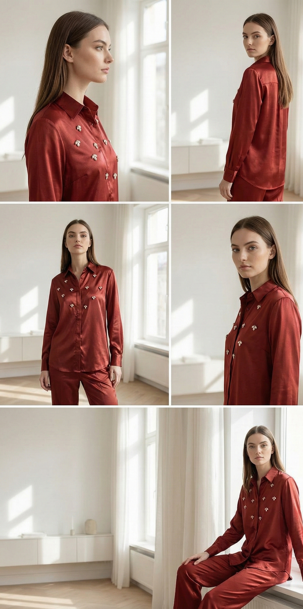 Red Co-Ord Set - Hinayat