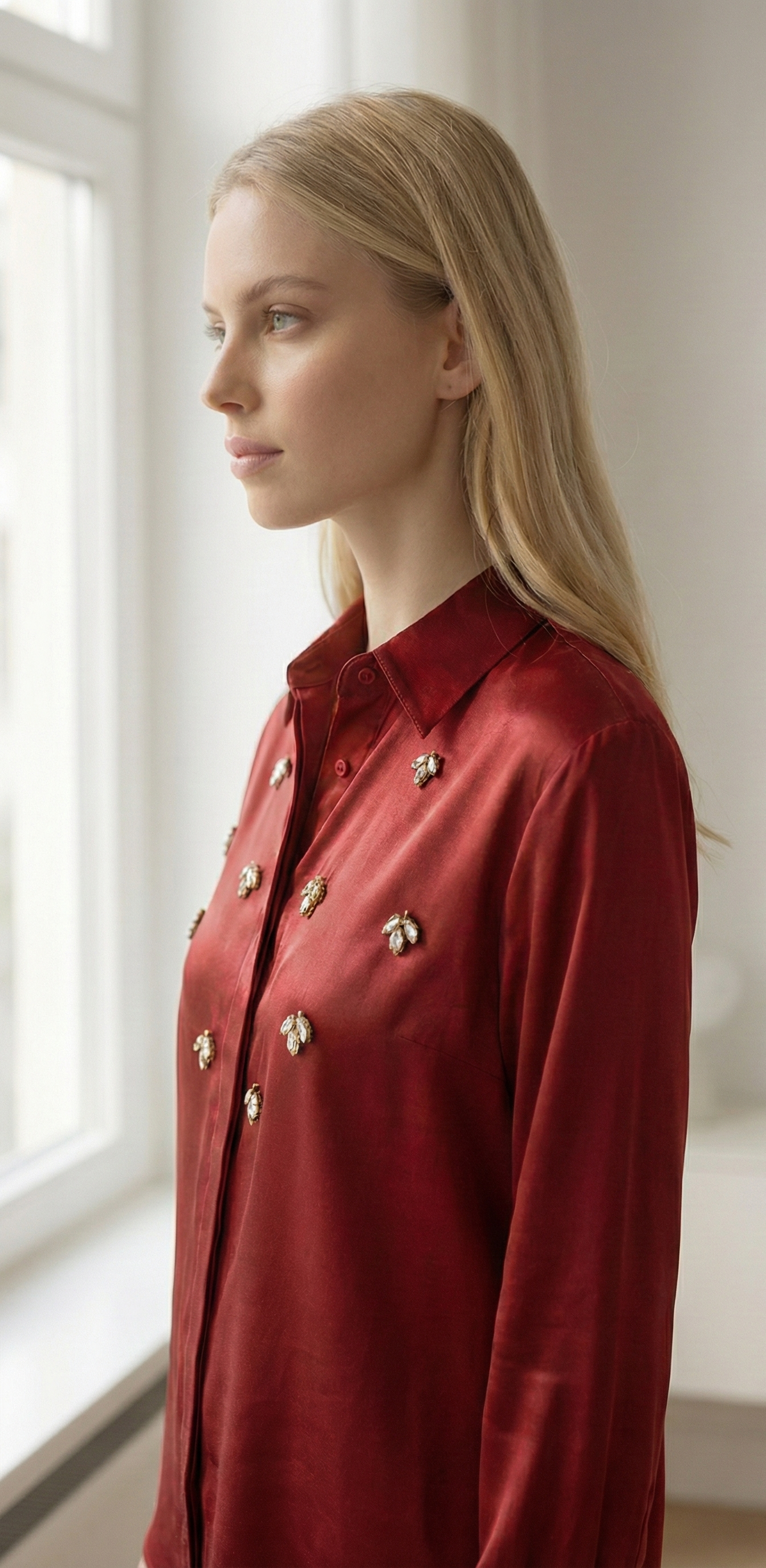 Red Co-Ord Set - Hinayat