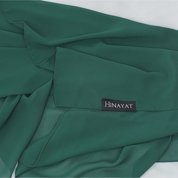 Jungle Green Chiffon Hijab