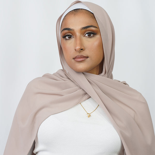 Mocha Chiffon Hijab