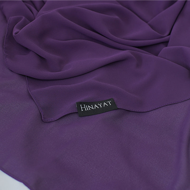 Violet Chiffon Hijab