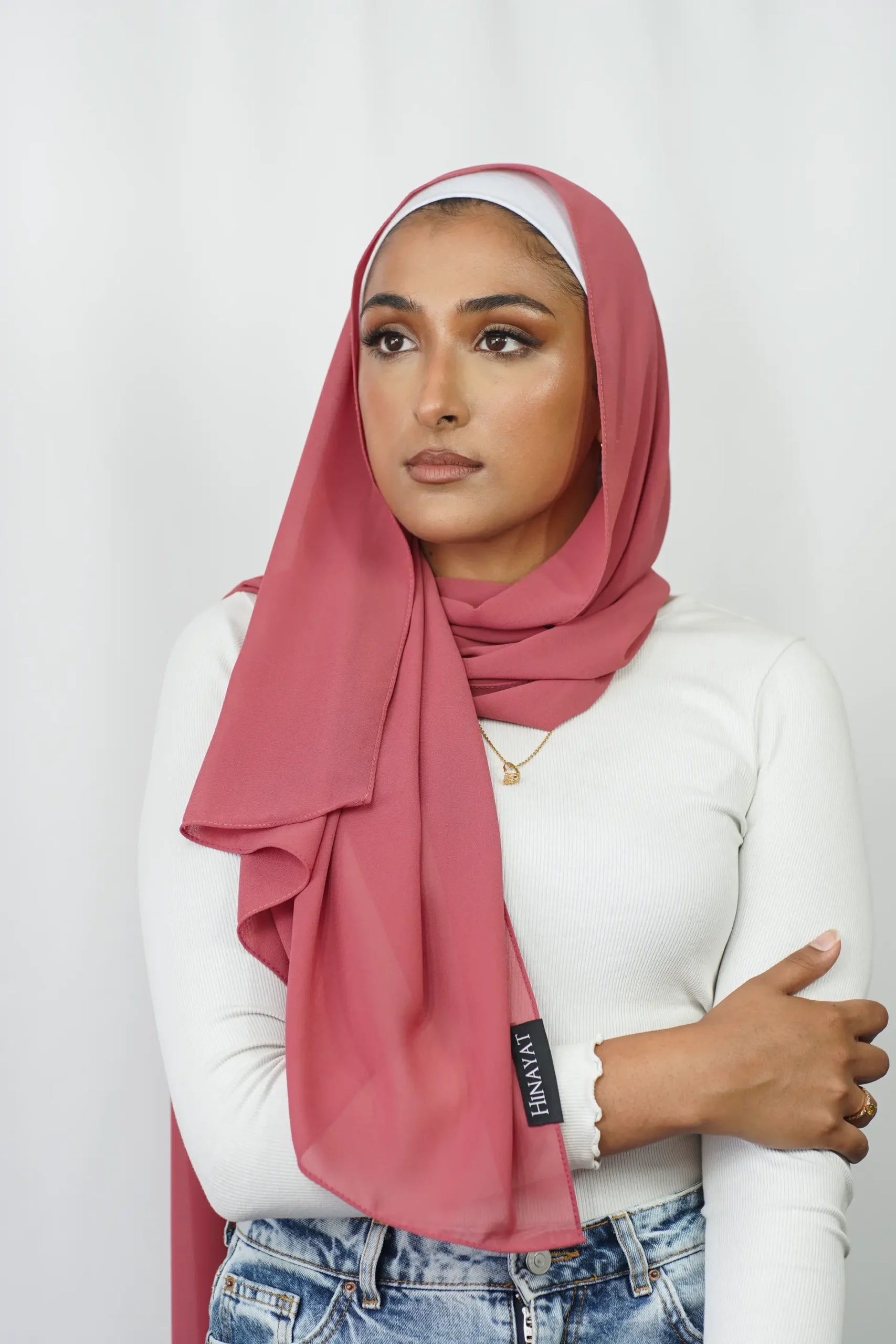 Dessert Rose Chiffon Hijab