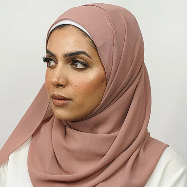 Tea Rose Chiffon Hijab